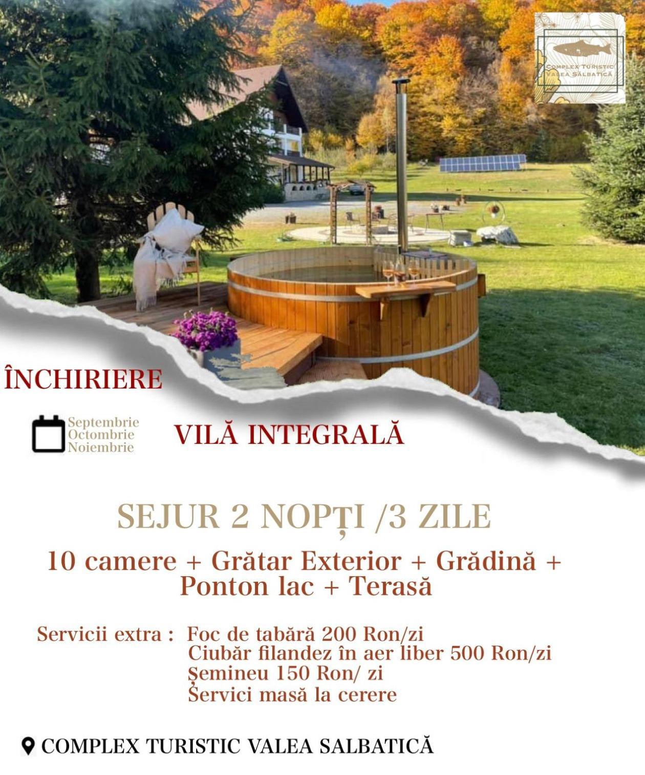 Valea Salbatica Hotell Sinca Noua Eksteriør bilde